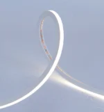 Cinta de neón ultraestrecha de vista superior y corte mini