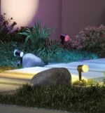 Lámpara de paisaje inteligente con estaca, serie V9