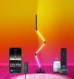 Lámpara de pie plegable