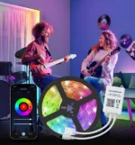 Kit de cinta LED RGB 5050 inteligente con Bluetooth