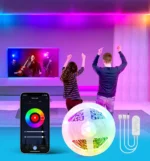 Kit de cinta LED RGB 5050ST inteligente con WiFi y Bluetooth
