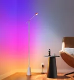 Lámpara de pie de ambiente inteligente con función de lectura